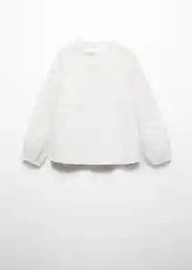 Blusa Tania Off White Talla 10 Niñas Mango