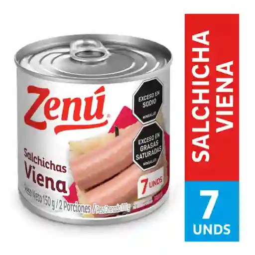 Zenú Salchichas Viena Mixta de Cerdo y Pollo