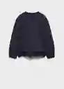 Sudadera Fiona Navy Talla 14 Niñas Mango