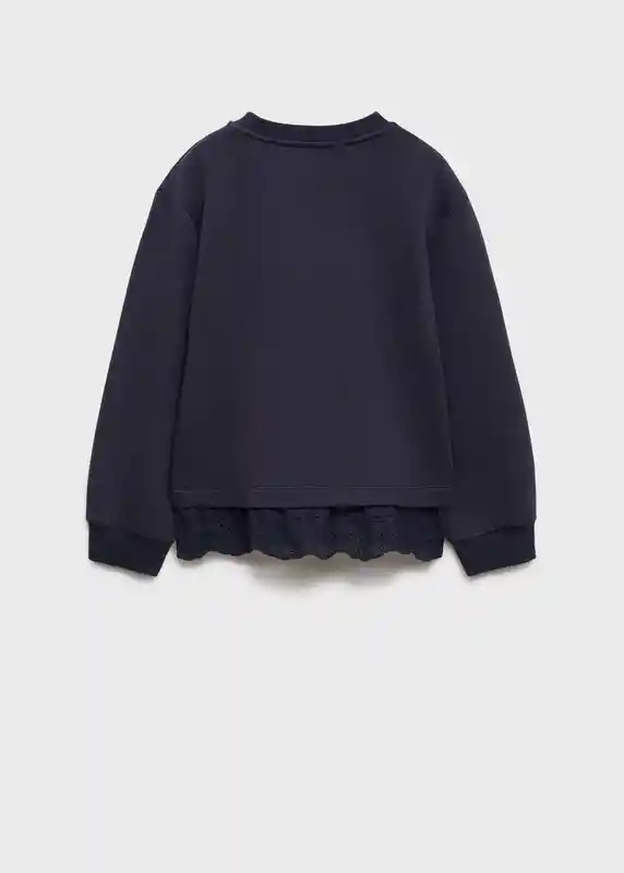 Sudadera Fiona Navy Talla 14 Niñas Mango