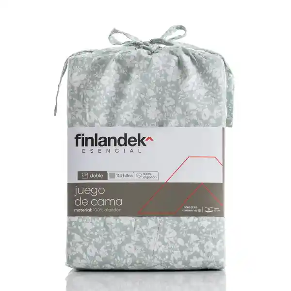 Finlandek Juego de Cama Null Estampado Flores