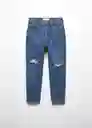 Jean Dad Tejano Niños Medio Talla 13 Mango