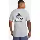 Nike Camiseta Df Tee Su Vintage Para Hombre Gris Talla S