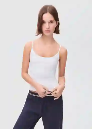 Top Lara Offwhite Talla 20 Teen Niñas Mango