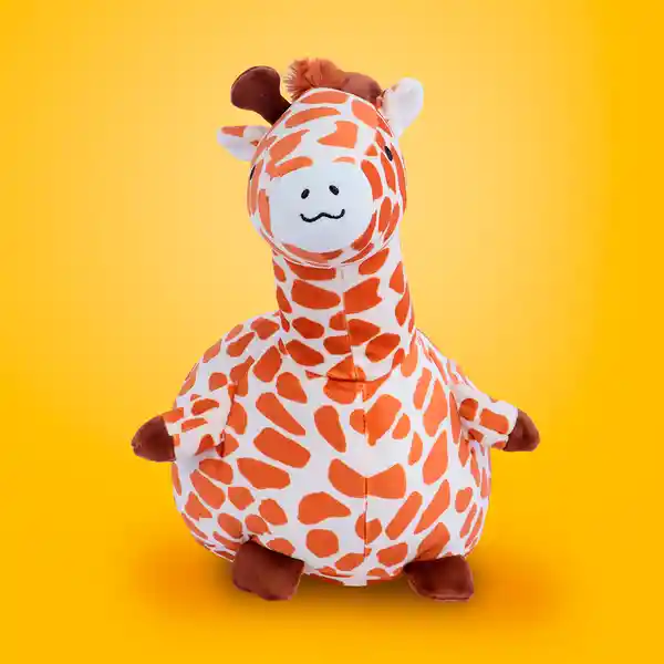 Peluche Redondo Jirafa Marrón Miniso