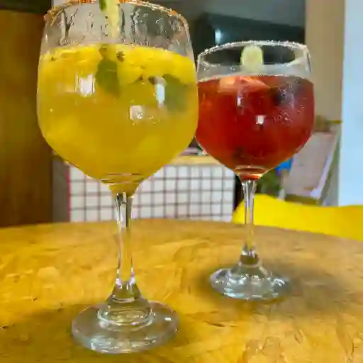 Soda frutos rojos