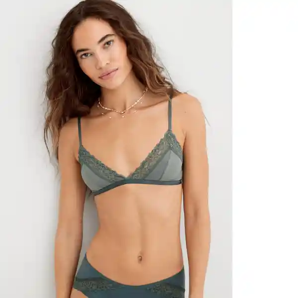 Bralette Verde Talla: Medium American Eagle