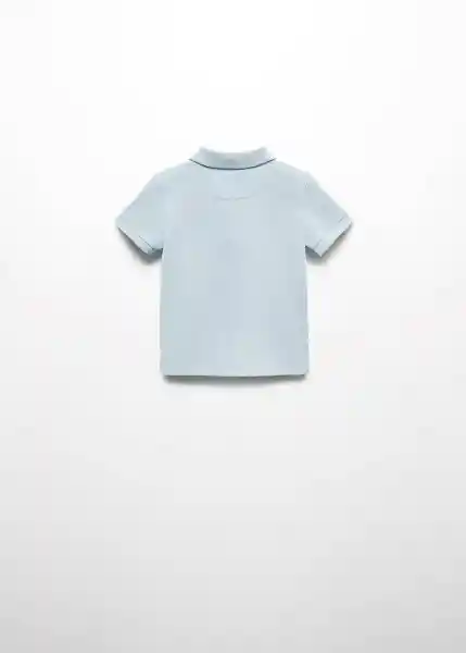 Camiseta Polo Javi6 Celeste Talla 66 Niños Mango