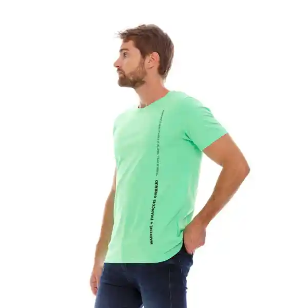 Marithé Francois Girbaud Camiseta Manga Corta Verde Verde XS