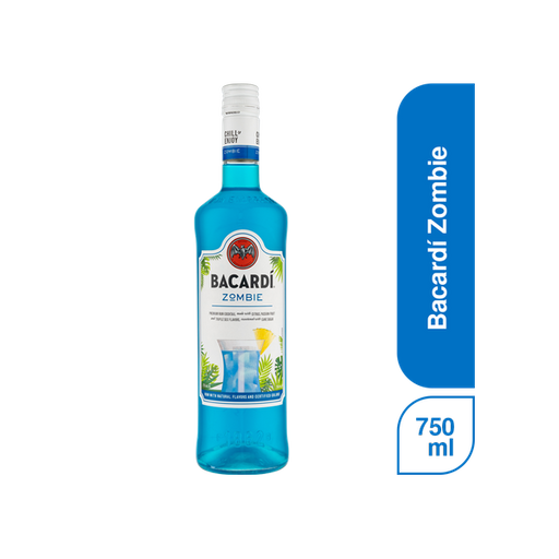 Ron Bacardi Zoombie Botella