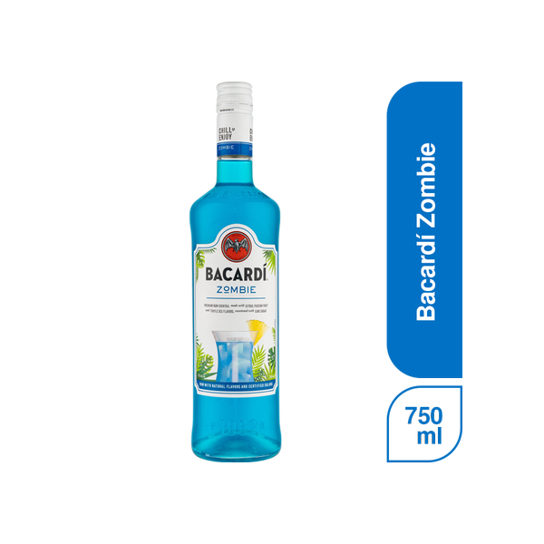 Ron Bacardi Zoombie Botella