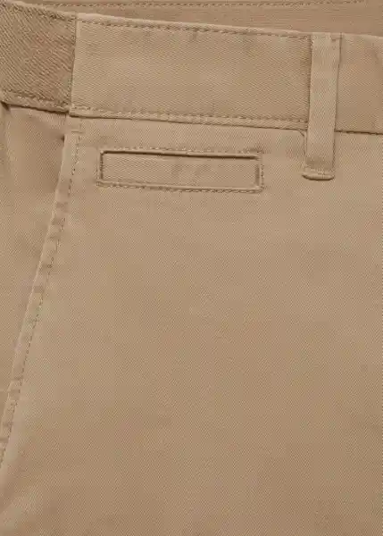 Pantalón Prato Beige Talla 36 Hombre Mango