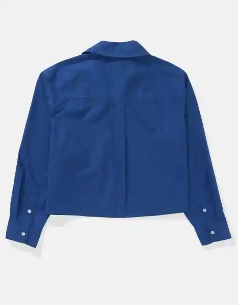 Camisa Mujer Azul Talla Medium 6409425 American Eagle