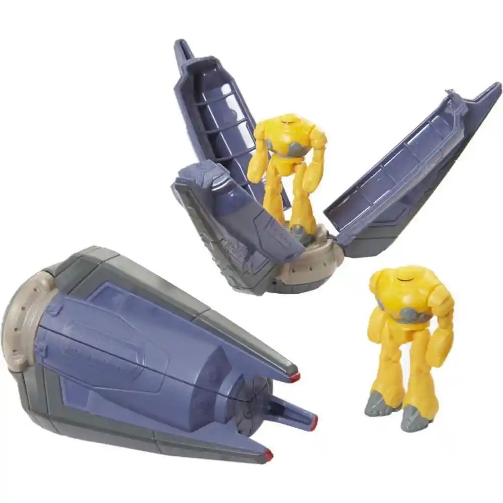 Pixar Lightyear Cyclops + Nave Enemiga Hhj96