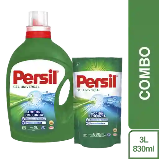Persil Acción Profunda 830 mL + Persil Acción Profunda 3 L