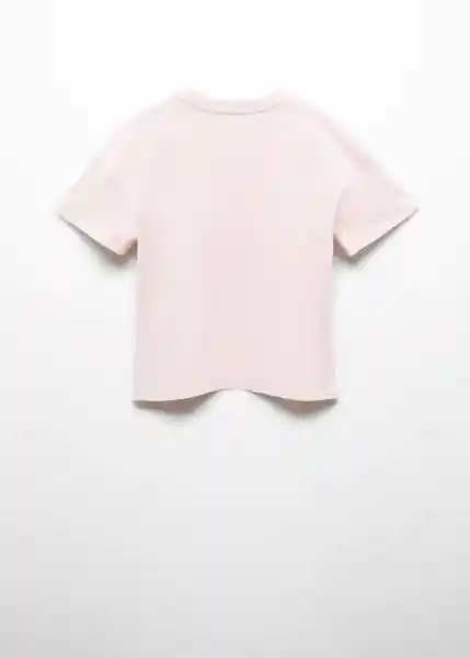 Camiseta Smiley Rosa Talla 10 Niñas Mango