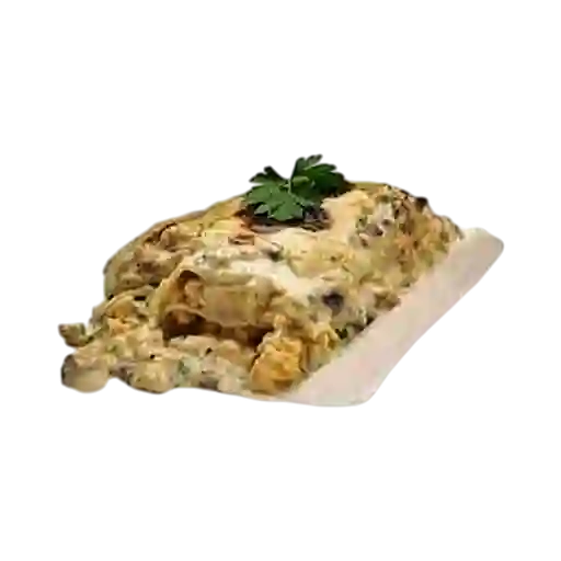 Lasaña Di Pollo y Champiñones