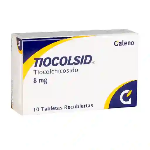 Tiocolsid Tiocolchicosido Pharmetique 8 Mg Caja