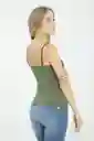 Top Penelope Color Verde Oscuro Talla XL Ragged