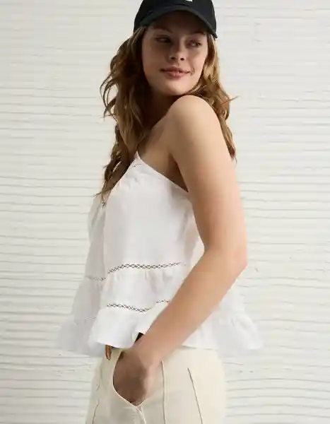 Camisa Mujer Blanco Talla Medium 6336100 American Eagle