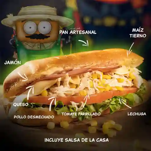 Sándwich granja