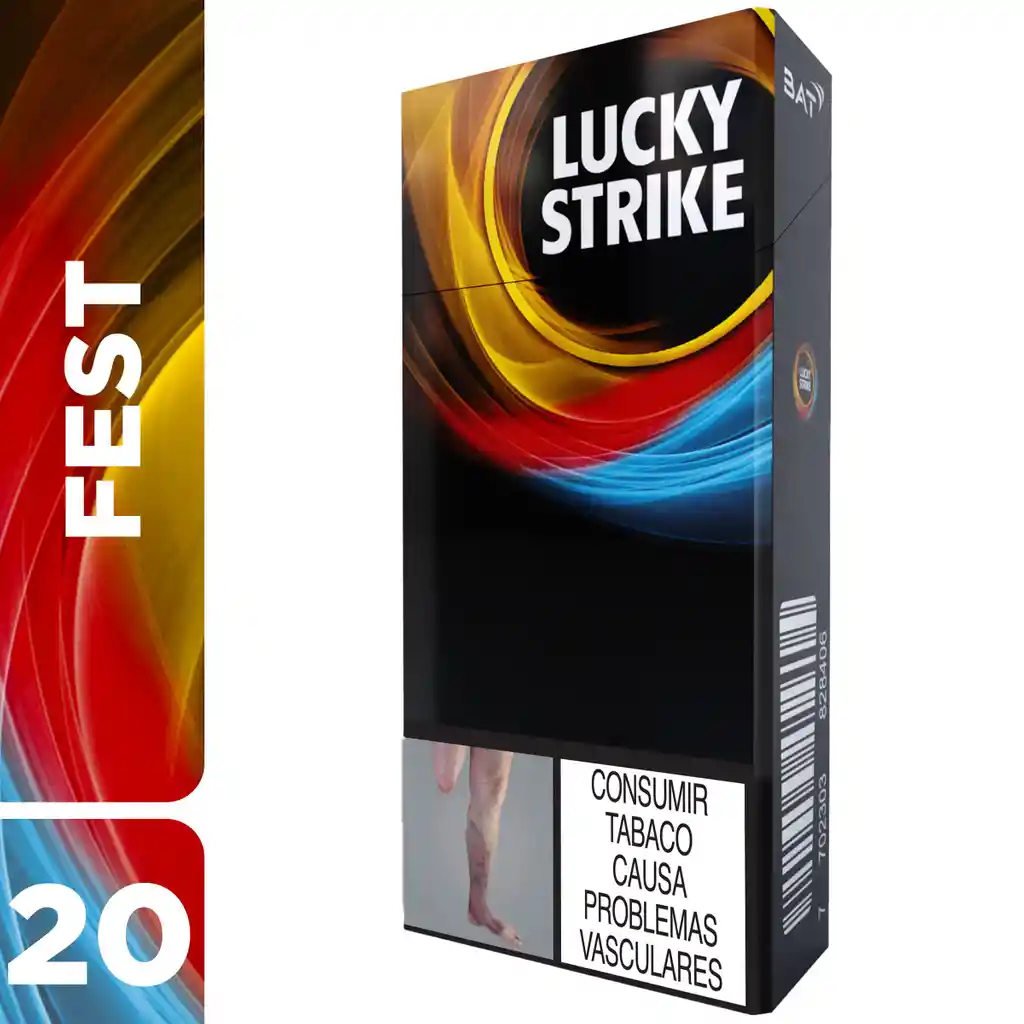 Cigarrillo Lucky Strike Fest 20'S