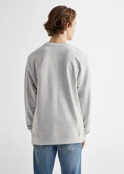 Buzo Sudadera Nirvana 4 Gris Claro Vigoré T. 18 Mango Boy Mango