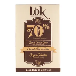 Lök Barra de Chocolate 70% Cacao 85 g