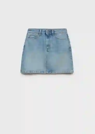 Falda Tacy Tejano Medio Talla S Mujer Mango