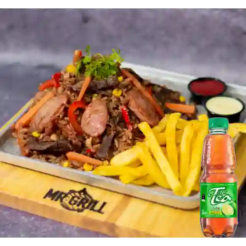 Combo Arroz Mr Grill + Mr Tea Limón 400 ml