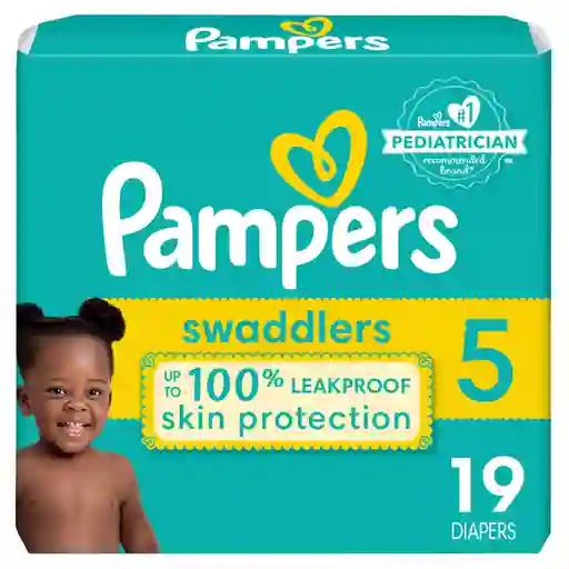 Pampers Pañales Swaddlers Talla 5