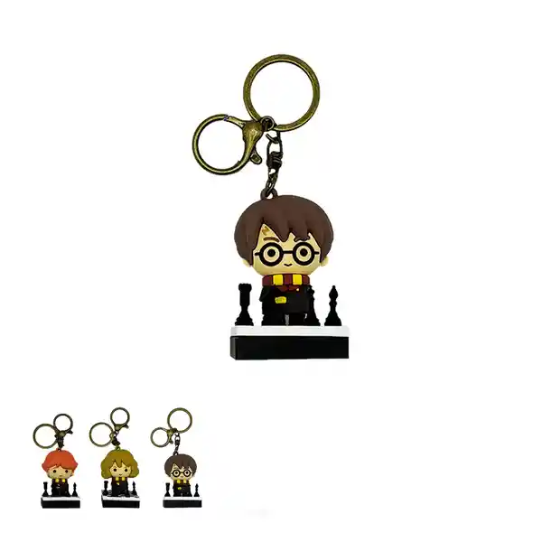 Llavero 3D Harry Potter Ajedrez Surtido Serie Miniso