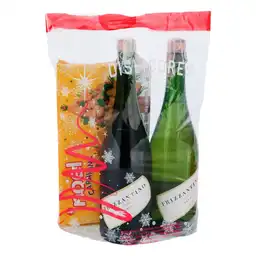 Frizzantino Vino Blanco Espumoso Brut + Galletas