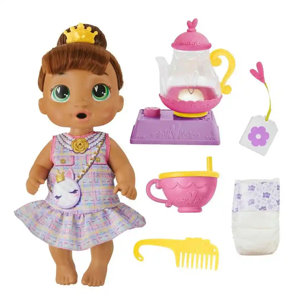 Muñeca Sophia Sparkle Fiesta de Té Burbujeante Baby Alive