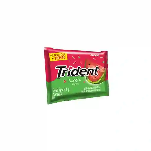 Trident Chicle Sabor a Sandía sin Azúcar