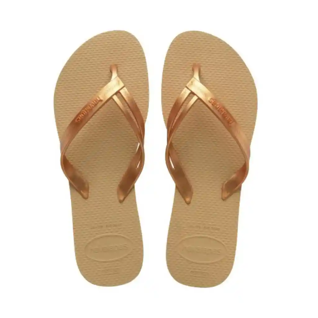 Sandalias Havaianas Elegance Mujer Dorado Talla 35/36