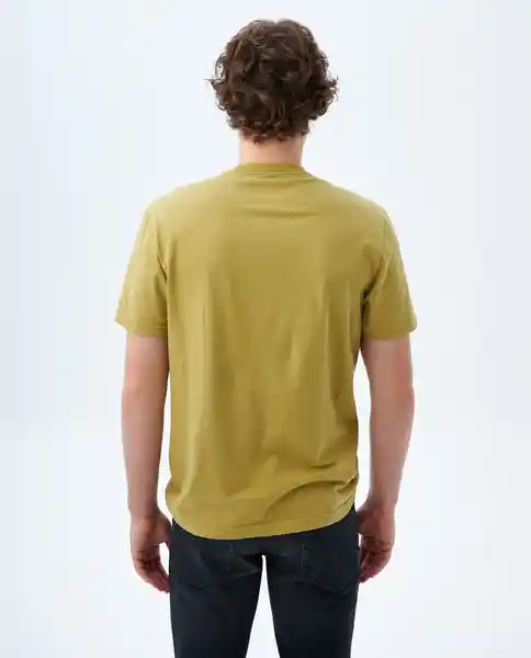 Camiseta Hombre Amarillo Talla L 849F003 Americanino