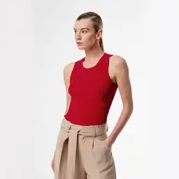 Camiseta Manga Sisa en Algodón Femenino Liso Pauli Talla S