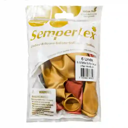 Globos R18 Reflex Surt Deluxe Sempertex 7703340383507