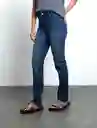 Jean Mujer Azul Índigo Medio Talla 8 493F080 Naf Naf