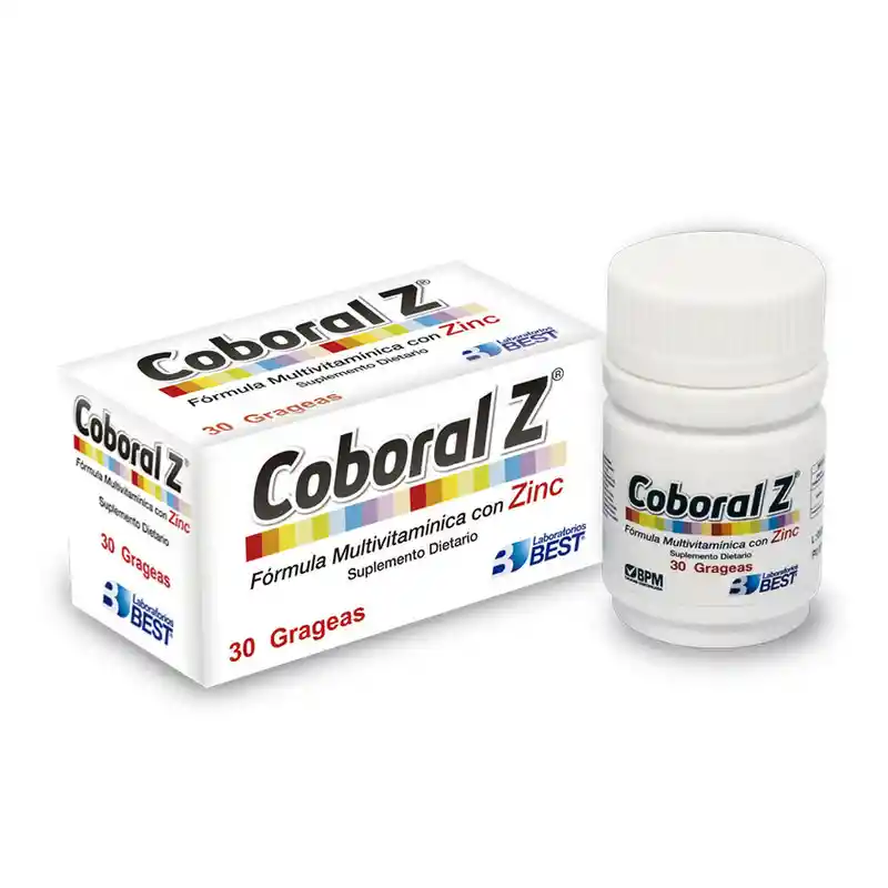Coboral Z Formula Multivitamínica con Zinc