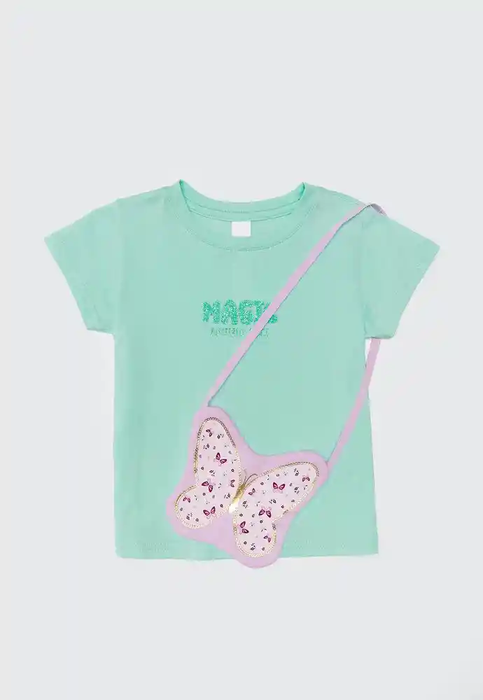 Camiseta Manga Corta 4t-menta