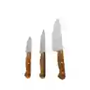 Set Cuchillos Mango Madera 23944 Ambiente Gourmet