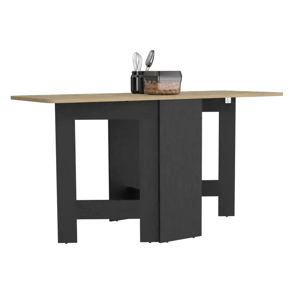 Mesa Plegable Gateleg Rta Wengue Macadamia