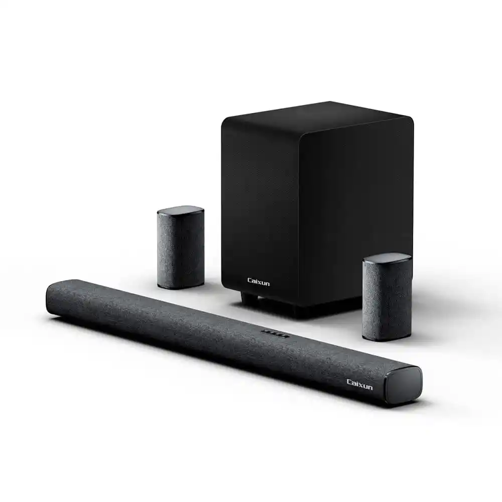 Barra de Sonido Premium Caixun 5.1.2 Ch 500 Watts de Potencia