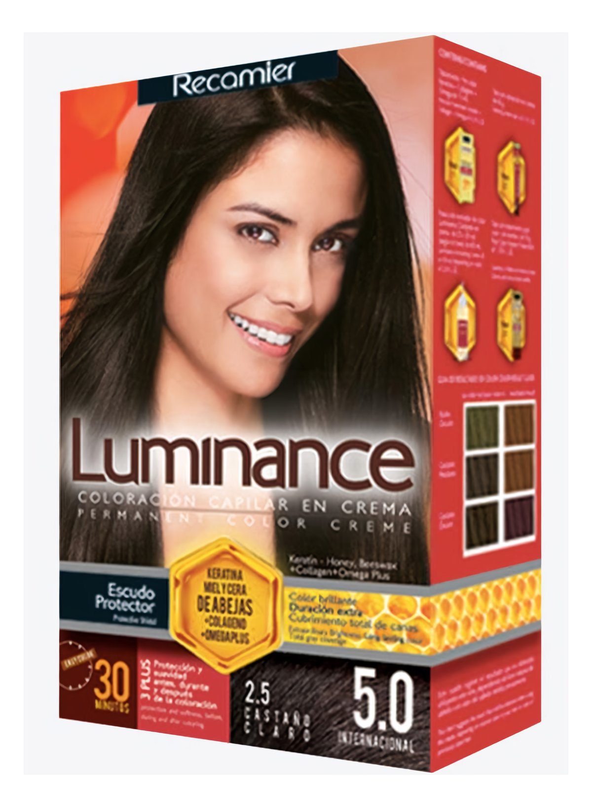Recamier Tinte Permanente Luminance Tono 5.0 Castaño Claro