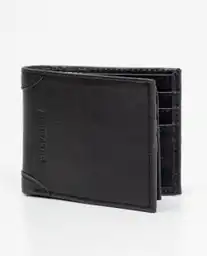 Billetera Trifold Herita Negro Sombrío Ultraoscuro Talla Hombre Chevignon