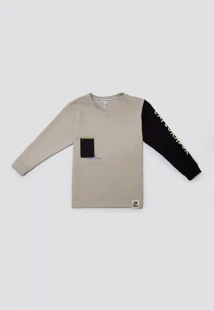 Camiseta Manga Larga People 49086