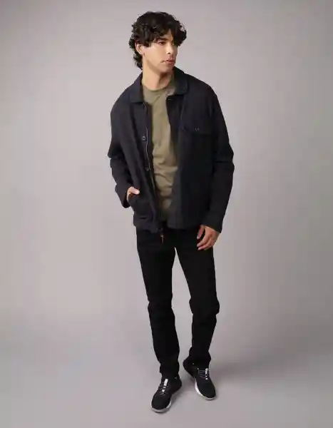 Buzo Hombre Azul Talla MEDIUM 2590410 American Eagle