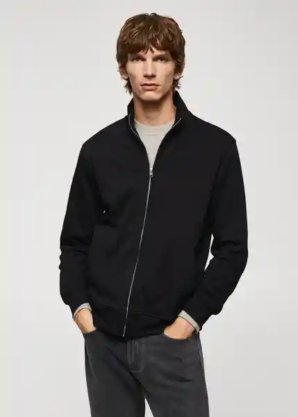 Buzo Sudadera Winner Negro Talla XL Hombre Mango